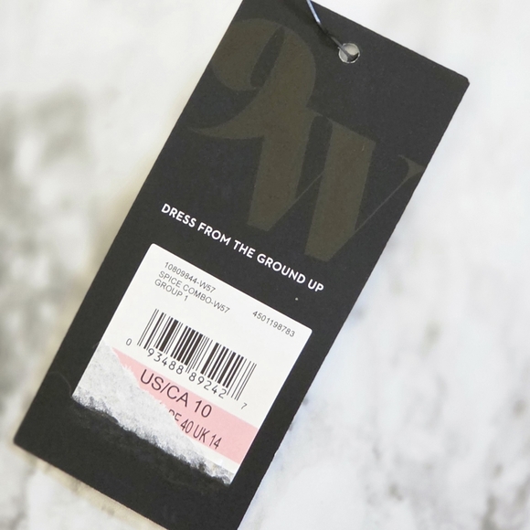 Nine West Long Sleeve Ruched Midi Dress - Picture 9 of 9